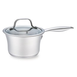 Rondel stalowy z pokrywką na indukcję gaz 16cm 1.25L MAESTRO MR-3505-16S