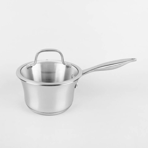 Rondel stalowy z pokrywką na indukcję gaz 16cm 1.25L MAESTRO MR-3505-16S
