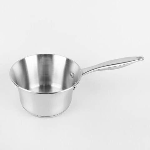 Rondel stalowy z pokrywką na indukcję gaz 16cm 1.25L MAESTRO MR-3505-16S
