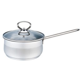 Rondel stalowy z pokrywką na indukcję gaz 16cm 1.4L MAESTRO MR-3508-16S