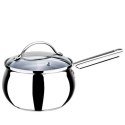 Rondel stalowy z pokrywką na indukcję gaz 16cm 1.5L MAESTRO MR-3516-16S