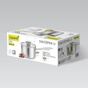 Rondel stalowy z pokrywką na indukcję gaz 16cm 1.7L MAESTRO MR-3521-16S