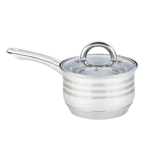 Rondel stalowy z pokrywką na indukcję gaz 16cm 2.1L MAESTRO MR-3513-16S