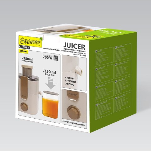 Sokowirówka do warzyw i owoców 700W MAESTRO MR-800