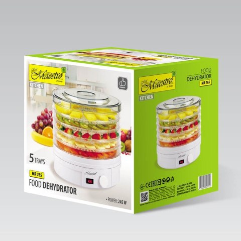 Suszarka do warzyw i owoców 245W MAESTRO MR-765