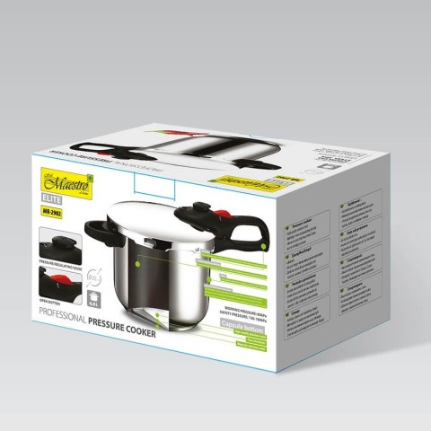 Szybkowar 22cm 6.0L. 80kPa MAESTRO MR-2902