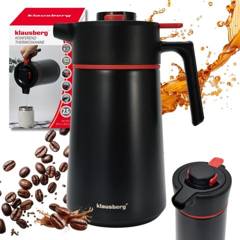 Termos konferencyjny 2,5L, stal nierdzewna 304, BPA-Free, KLAUSBERG KB-9013