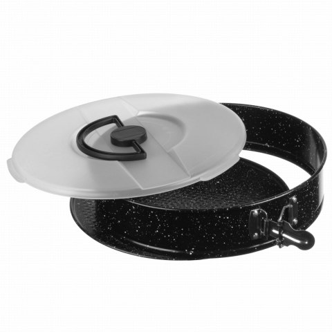 Tortownica Forma do pieczenia nieprzywierająca 24x7.5cm z pokrywką BRUNBESTE BB-7709