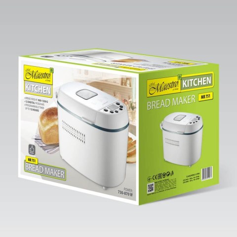 Wypiekacz do chleba elektryczny 870W MAESTRO MR-751