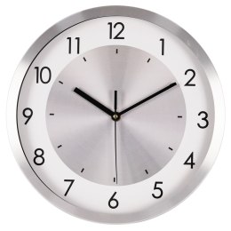 Zegar ścienny na ścianę do kuchni salonu aluminiowy kwarcowy okrągły BRUNBESTE BB-1864