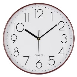 Zegar ścienny na ścianę do kuchni salonu kwarc biały okrągły 30CM BRUNBESTE BB-1872