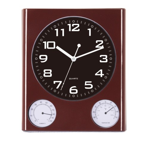 Zegar ścienny na ścianę do kuchni salonu z barometrami barometr BRUNBESTE BB-1869