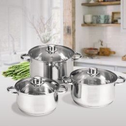 Zestaw garnków garnki komplet 6-ele 3L / 4L / 5L MAESTRO MR-2020-6XL