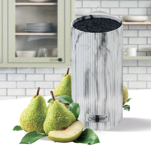 Blok na noże stojak uniwersalny biały MAESTRO MR-1439-WHITE