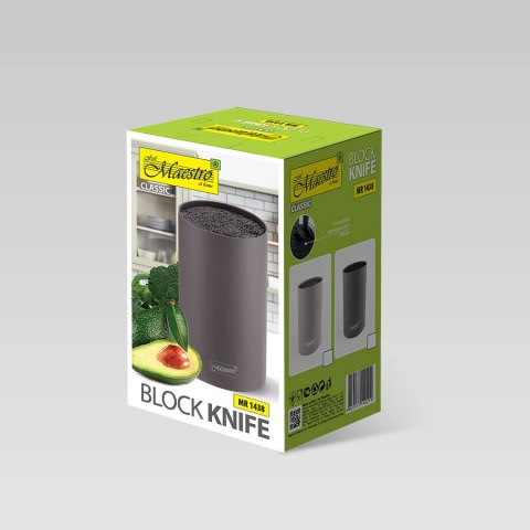 Blok na noże stojak uniwersalny brązowy MAESTRO MR-1438-BROWN