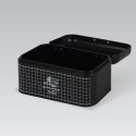 Chlebak metalowy czarny MAESTRO MR-1774S