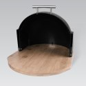 Chlebak owalny czarny MAESTRO MR-1678G-BLACK