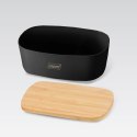 Chlebak z deską do krojenia czarny MAESTRO MR-1776-BLACK