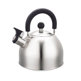 Czajnik stalowy z gwizdkiem na gaz indukcję 2.0L srebrny MAESTRO MR-1300