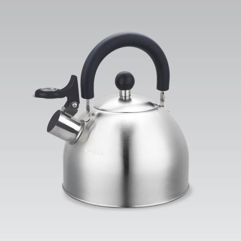 Czajnik stalowy z gwizdkiem na gaz indukcję 2.0L srebrny MAESTRO MR-1300