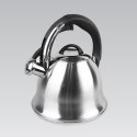 Czajnik stalowy z gwizdkiem na gaz indukcję 2.2L błyszczący MAESTRO MR-1320-S