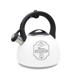 Czajnik stalowy z gwizdkiem na gaz indukcję 2.5L Paris Maison MAESTRO MR-1324