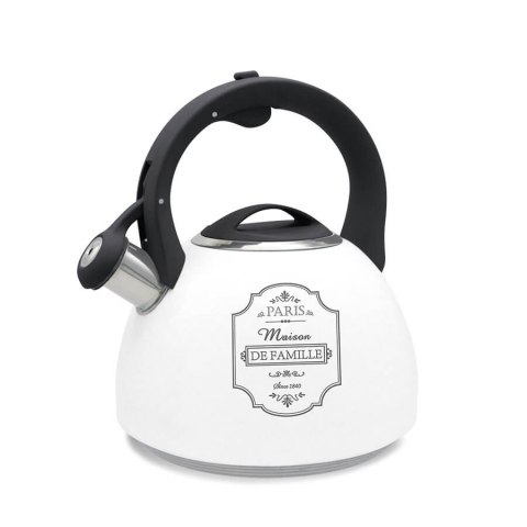 Czajnik stalowy z gwizdkiem na gaz indukcję 2.5L Paris Maison MAESTRO MR-1324