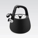 Czajnik stalowy z gwizdkiem na gaz indukcję 2.5L czarny MAESTRO MR-1318-BLACK