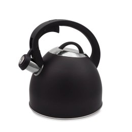 Czajnik stalowy z gwizdkiem na gaz indukcję 2.5L czarny matowy MAESTRO MR-1325