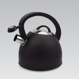 Czajnik stalowy z gwizdkiem na gaz indukcję 2.5L czarny matowy MAESTRO MR-1325