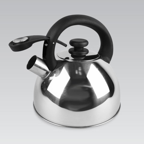 Czajnik stalowy z gwizdkiem na gaz indukcję 2.5L srebrny MAESTRO MR-1302