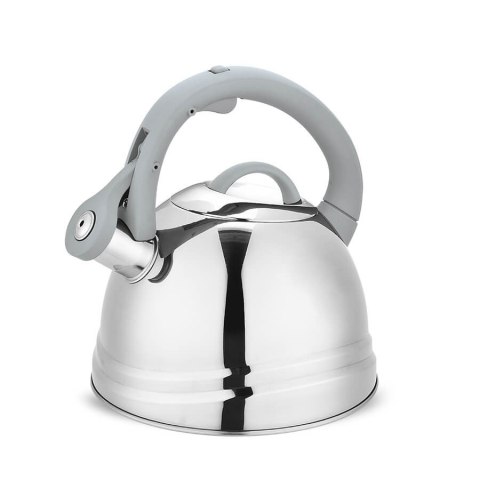Czajnik stalowy z gwizdkiem na gaz indukcję 2.5L srebrny MAESTRO MR-1304