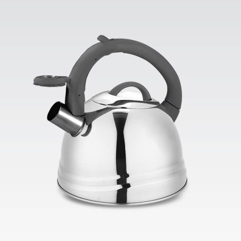 Czajnik stalowy z gwizdkiem na gaz indukcję 2.5L srebrny MAESTRO MR-1304