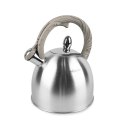 Czajnik stalowy z gwizdkiem na gaz indukcję 2.5L srebrny MAESTRO MR-1312