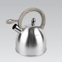 Czajnik stalowy z gwizdkiem na gaz indukcję 2.5L srebrny MAESTRO MR-1312