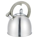 Czajnik stalowy z gwizdkiem na gaz indukcję 2.5L srebrny MAESTRO MR-1312