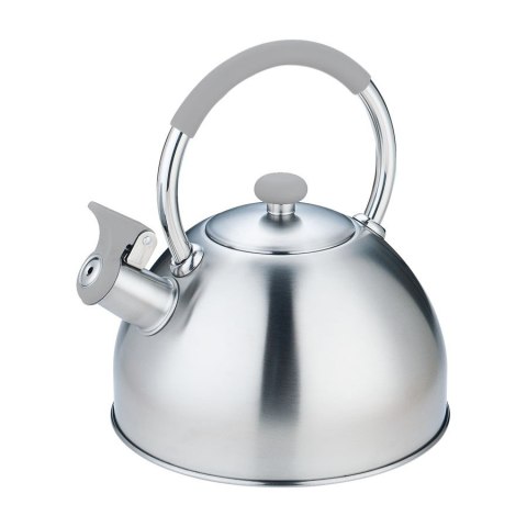 Czajnik stalowy z gwizdkiem na gaz indukcję 2.5L srebrny MAESTRO MR-1323