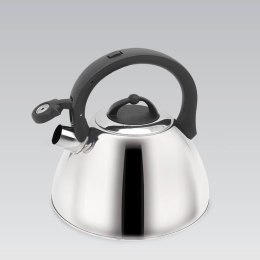 Czajnik stalowy z gwizdkiem na gaz indukcję 2.5L srebrny MAESTRO MR-1335