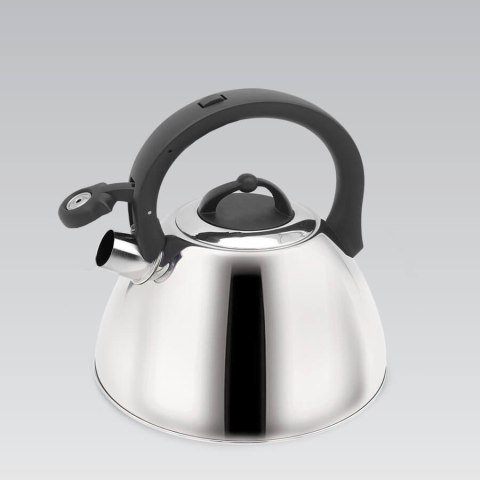Czajnik stalowy z gwizdkiem na gaz indukcję 2.5L srebrny MAESTRO MR-1335