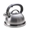 Czajnik stalowy z gwizdkiem na gaz indukcję 2.8L srebrny MAESTRO MR-1332