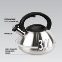 Czajnik stalowy z gwizdkiem na gaz indukcję 3.0L MAESTRO MR-1306