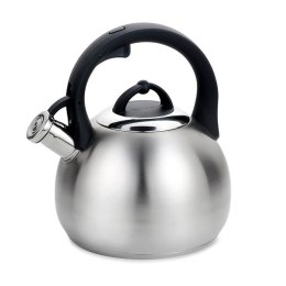 Czajnik stalowy z gwizdkiem na gaz indukcję 3.0L srebrny MAESTRO MR-1311