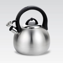 Czajnik stalowy z gwizdkiem na gaz indukcję 3.0L srebrny MAESTRO MR-1311