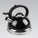 Czajnik stalowy z gwizdkiem na gaz indukcję 3L czarny MAESTRO MR-1313-BLACK