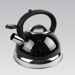 Czajnik stalowy z gwizdkiem na gaz indukcję 3L czarny MAESTRO MR-1313-BLACK