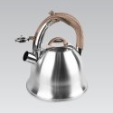 Czajnik stalowy z gwizdkiem na gaz indukcję 3L satynowy MAESTRO MR-1320-W