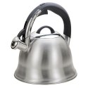 Czajnik stalowy z gwizdkiem na gaz indukcję 3L srebrny MAESTRO MR-1320