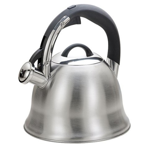 Czajnik stalowy z gwizdkiem na gaz indukcję 3L srebrny MAESTRO MR-1320