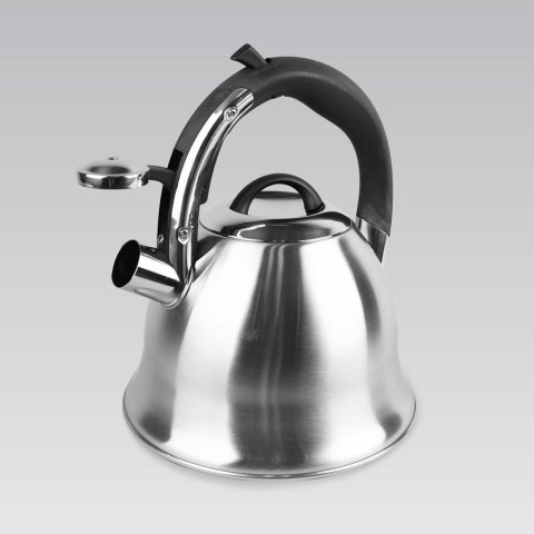 Czajnik stalowy z gwizdkiem na gaz indukcję 3L srebrny MAESTRO MR-1320