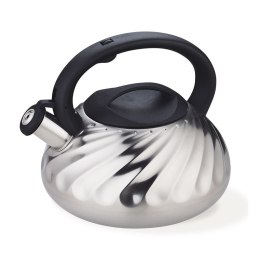Czajnik stalowy z gwizdkiem na gaz indukcję 3L srebrny MAESTRO MR-1321